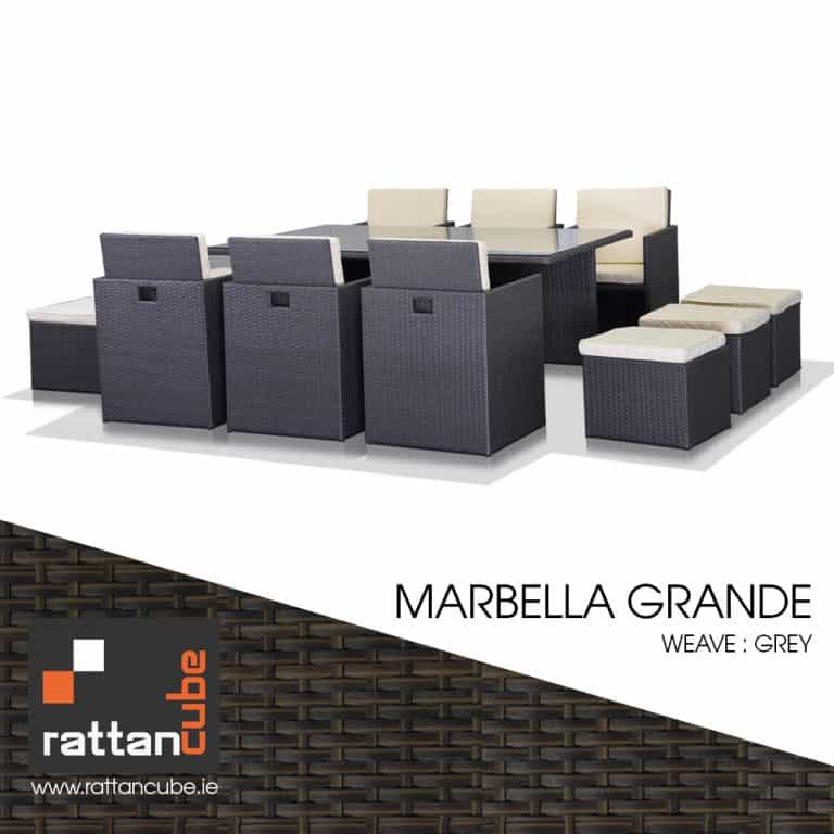 12 Seater Rattan Garden Furniture Set | Marbella Range