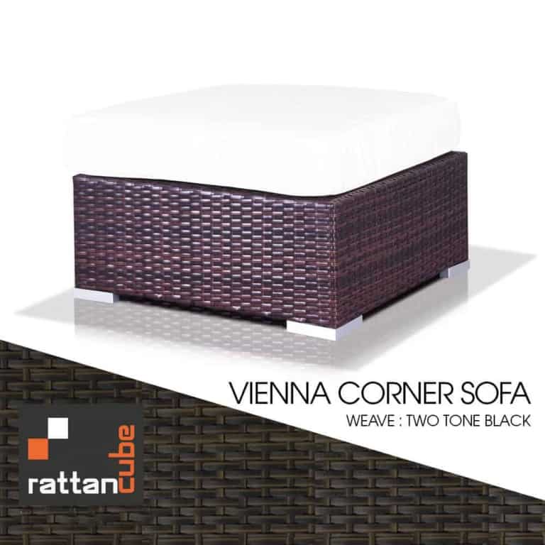 Vienna Corner Sofa - Rattan Cube